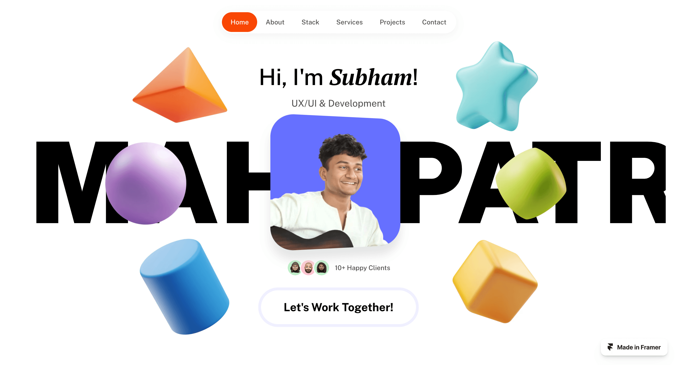 Subham Portfolio