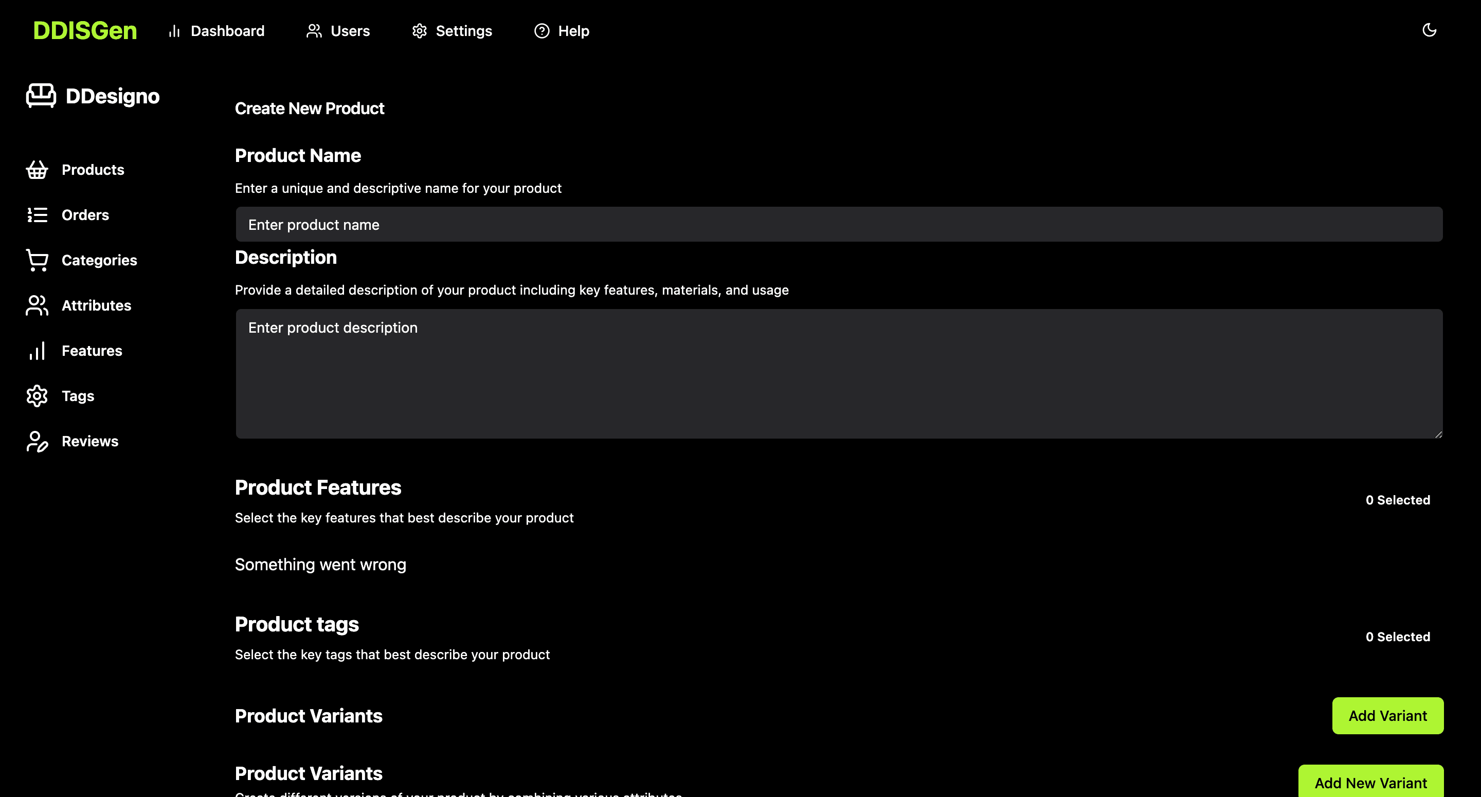 Custom Admin Panel