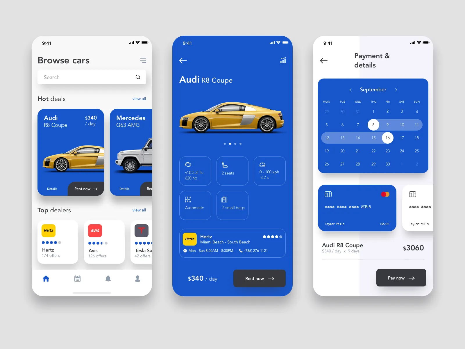 Car Rental services