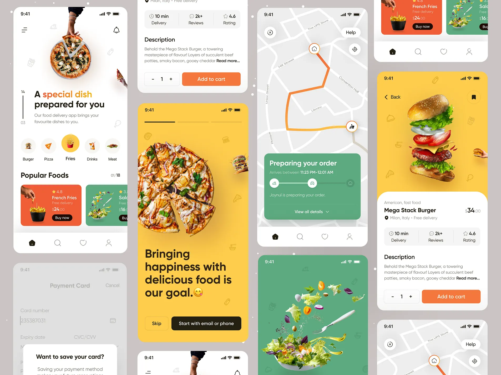 Food delivery app